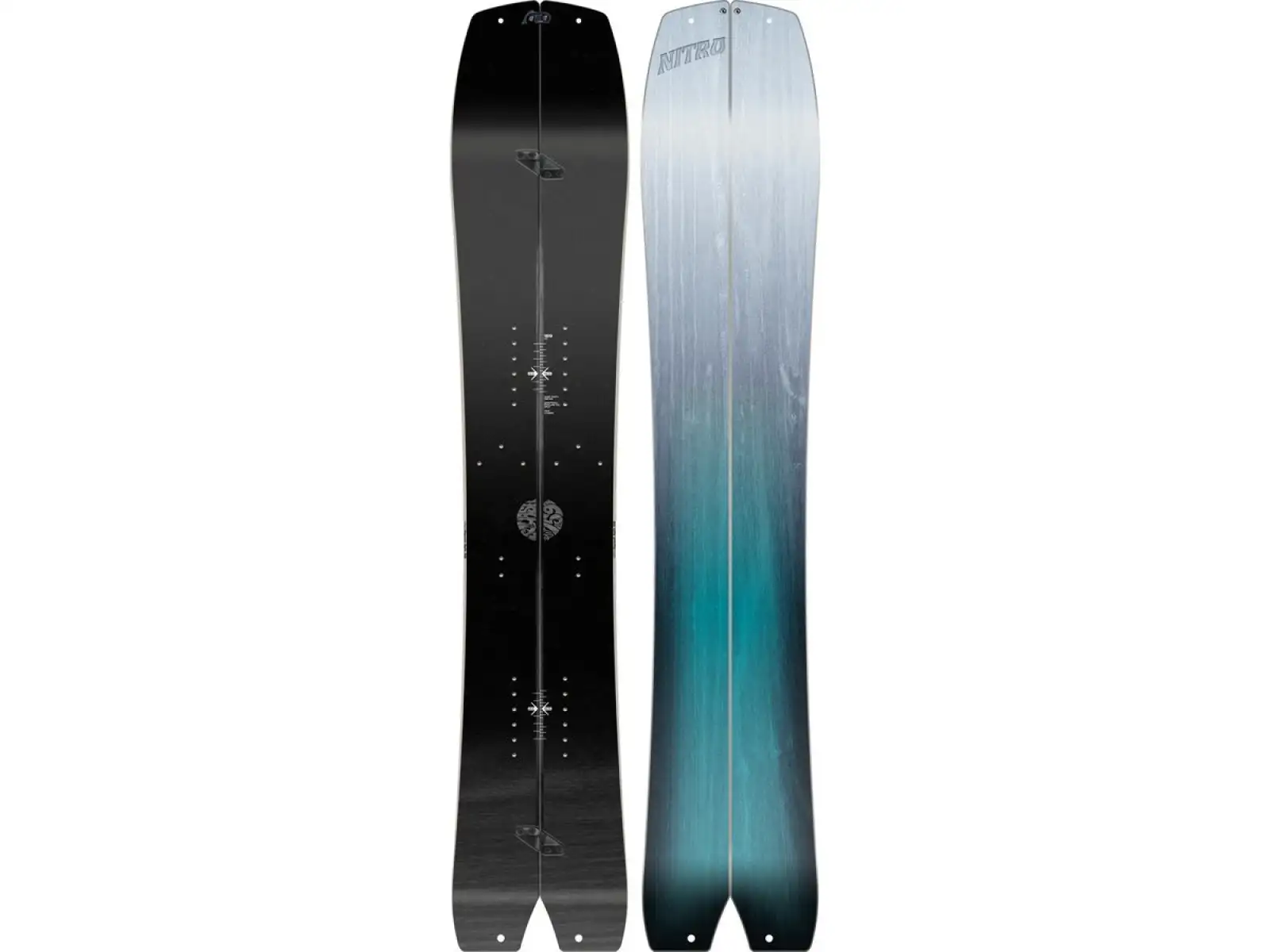 Nitro Squash Split Herren Splitboard Schwarz/Blau