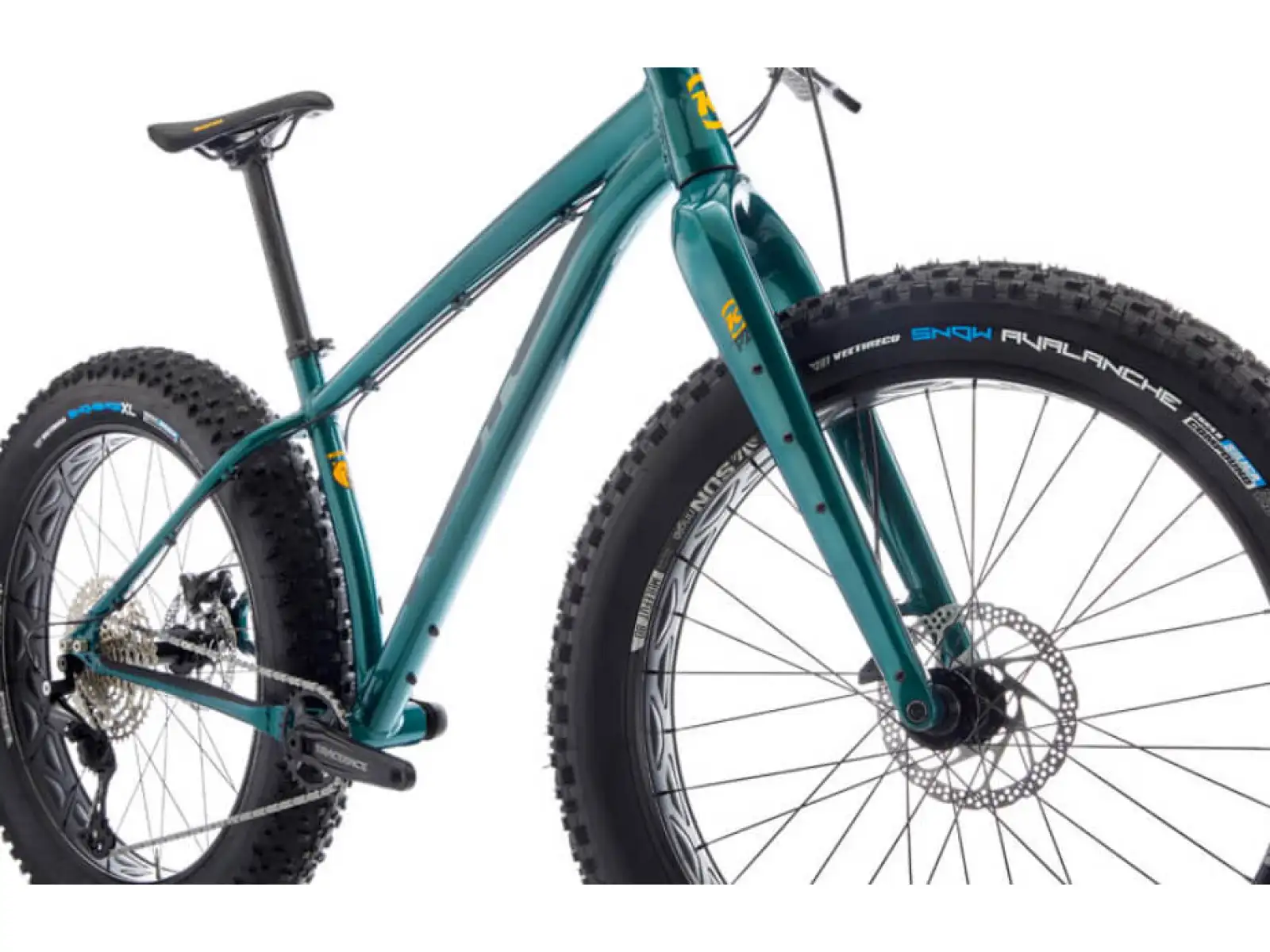Kona Woo Satin Jeep Green Fat Bike -> Kona Woo Satin Jeep Green Fat Bike