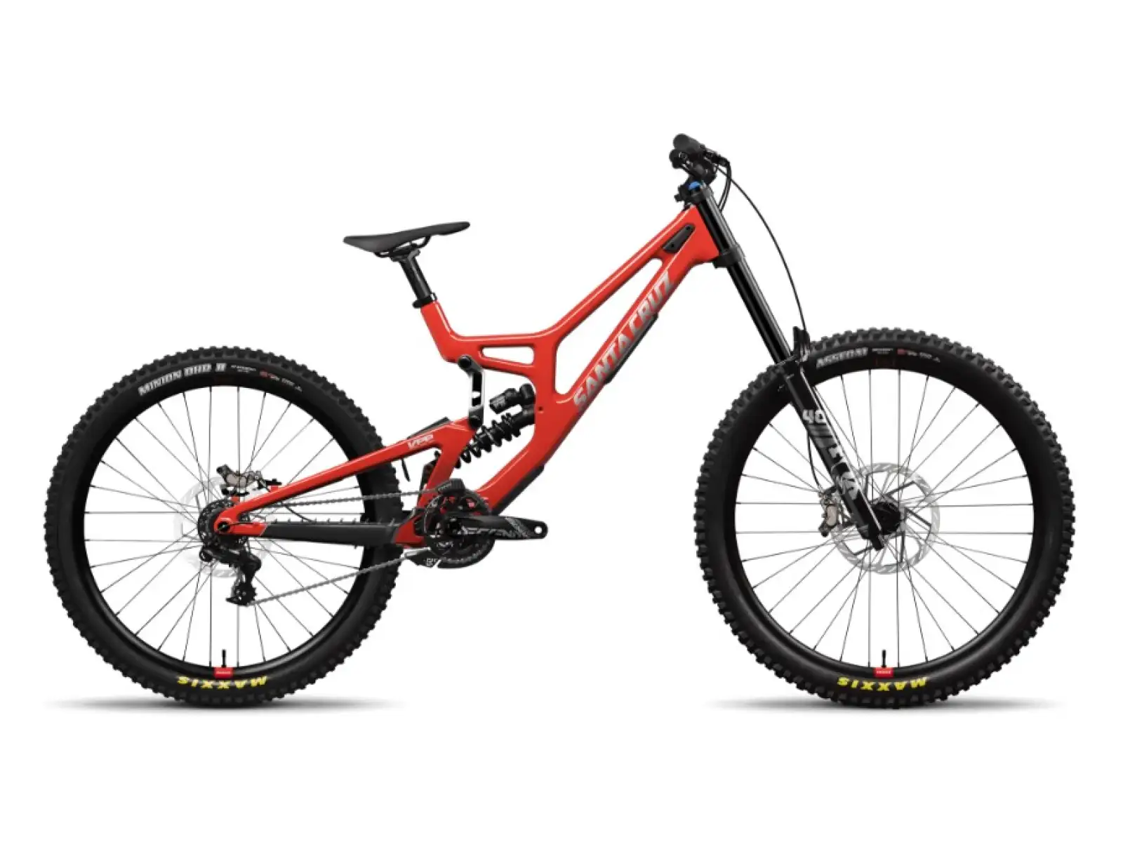 Santa Cruz V10 8 CC MX 24 Downhill-Rahmen Rot Factory Größe L