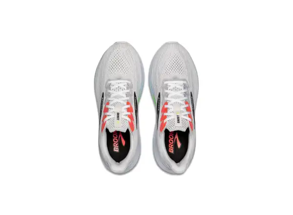 Brooks Herren-Laufschuhe – Ghost 17 Weiß/Pink/Grün