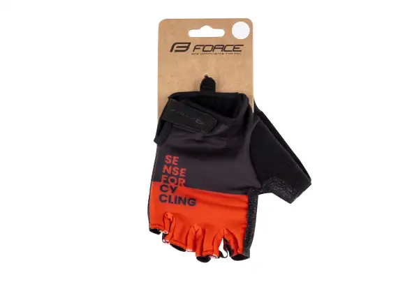 Force Fine Kurzhandschuhe schwarz/rot