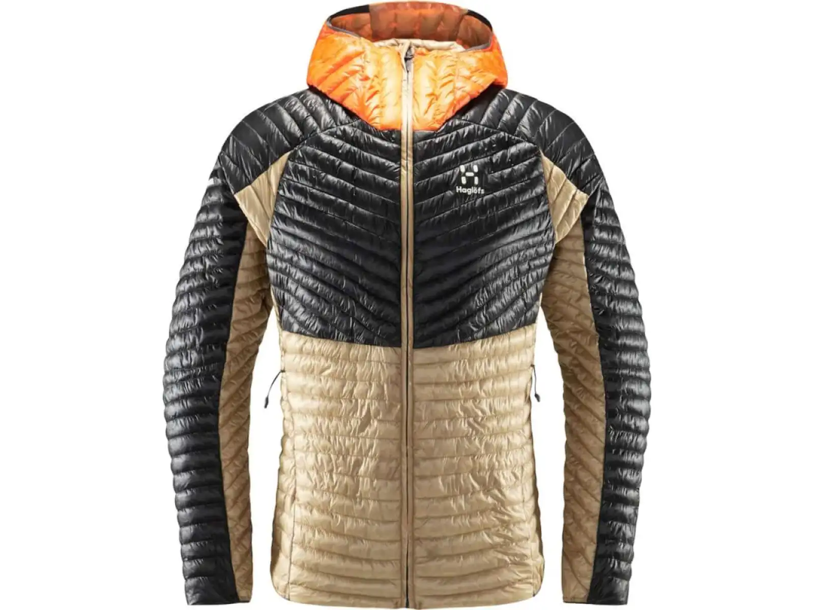 Haglöfs L.I.M Mimic Herren Kapuzenjacke Beige/Schwarz/Orange