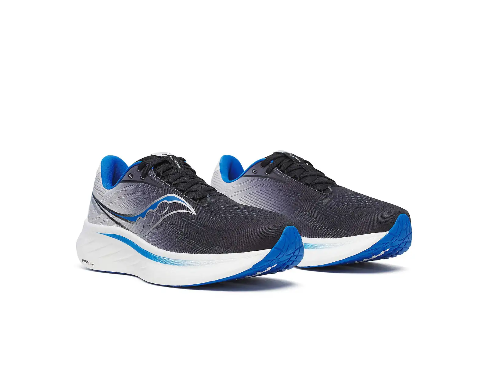 Saucony Ride 18 Herren-Laufschuhe Black/Skydiver