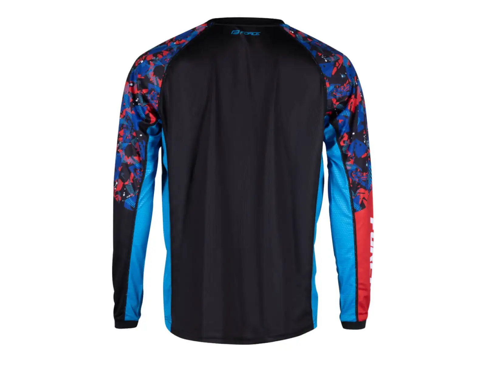 Force Reckless Unisex Langarm-Shirt schwarz/rot/blau