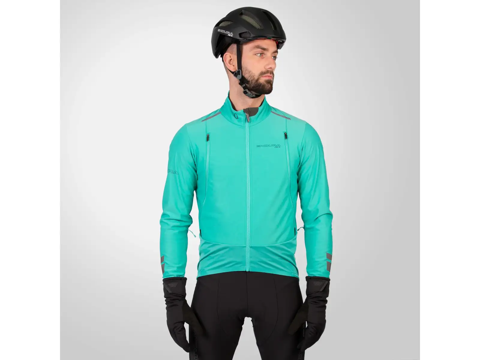 Endura Pro SL 3-Season Herrenjacke modrá aqua