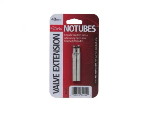 No Tubes Universal Tubeless Ventil Adapter 40mm - Paar
