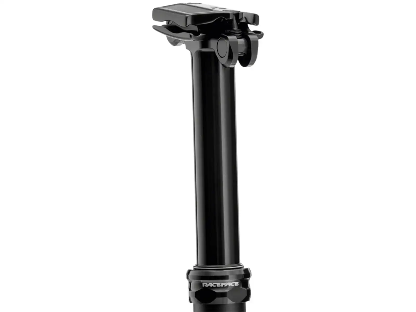 Race Face Turbine R verfügt über 125mm Federweg und ist in der Größe 31,6x380 mm erhältlich. Es handelt sich um eine schwarze Teleskopsattelstütze.ä