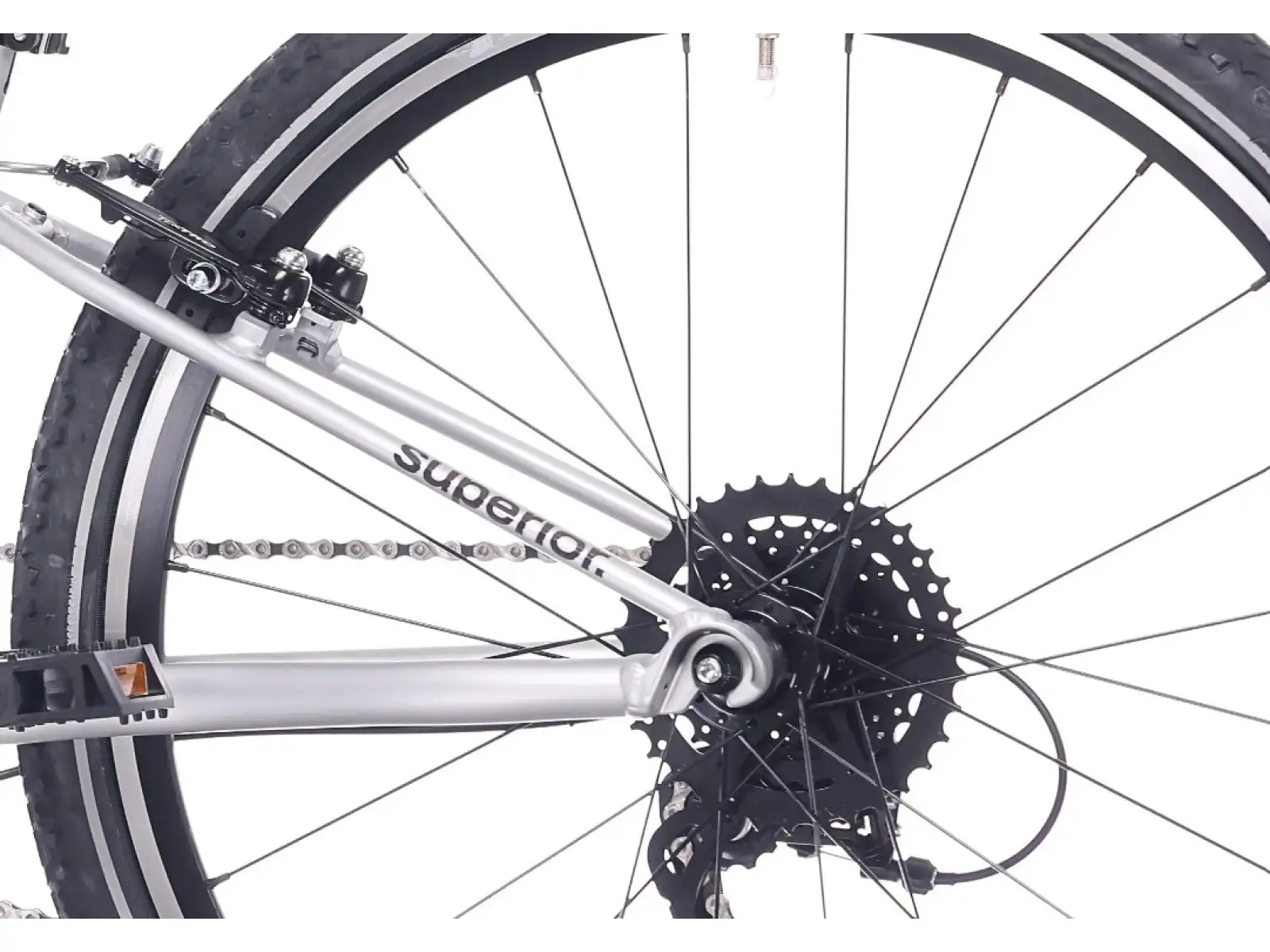 Superior F.L.Y. 24 VB Kinderfahrrad Matte Silver