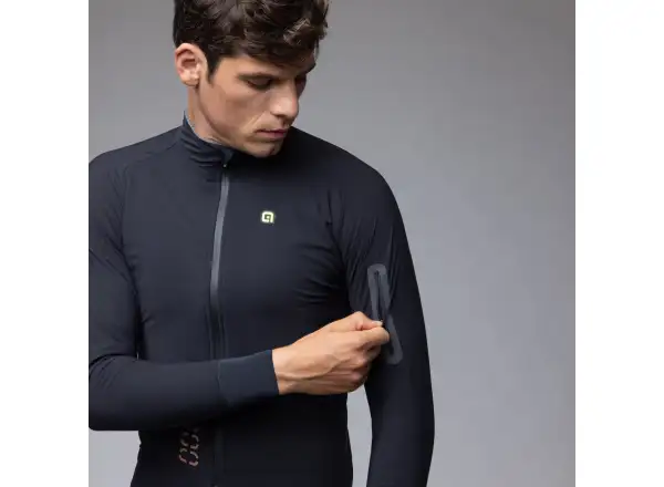 Alé R-EV1 Thermo Shield Herren Winter-Fahrradjacke Black