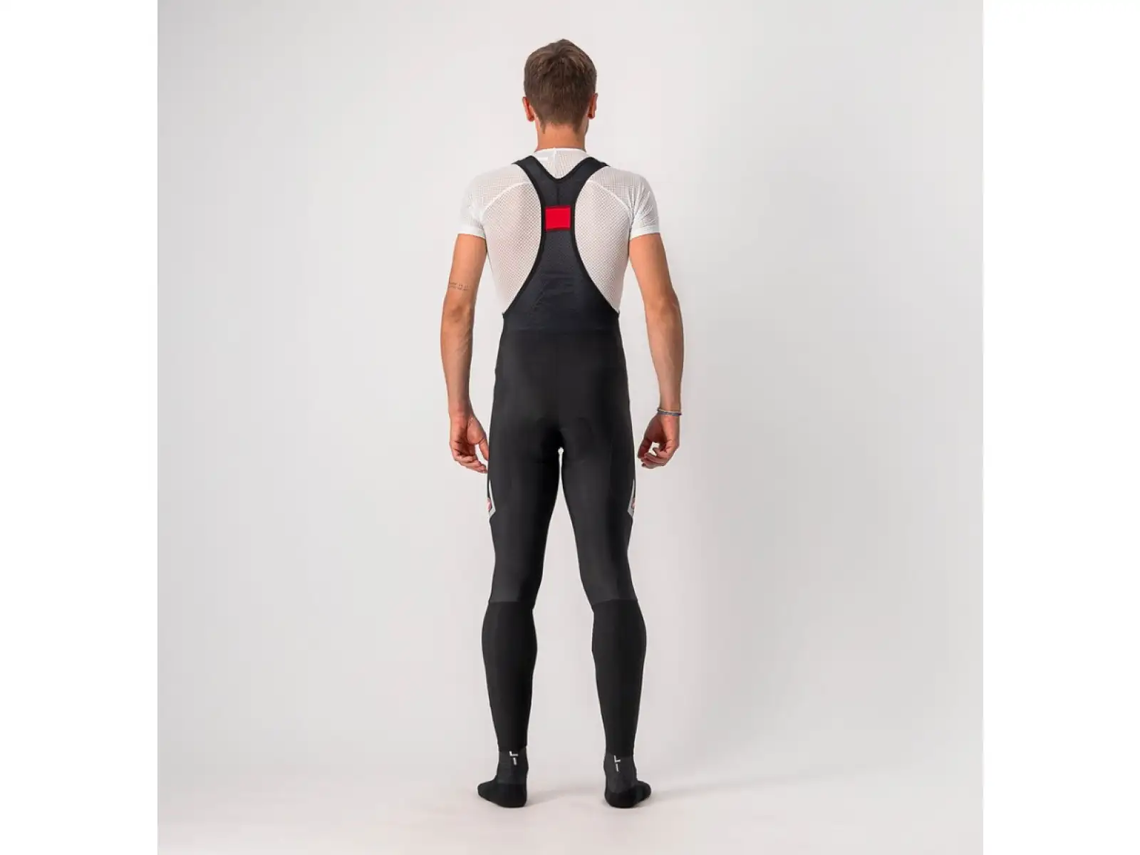 Castelli Velocissimo 5 Herrenhose mit Latz Black/Silver Reflex
