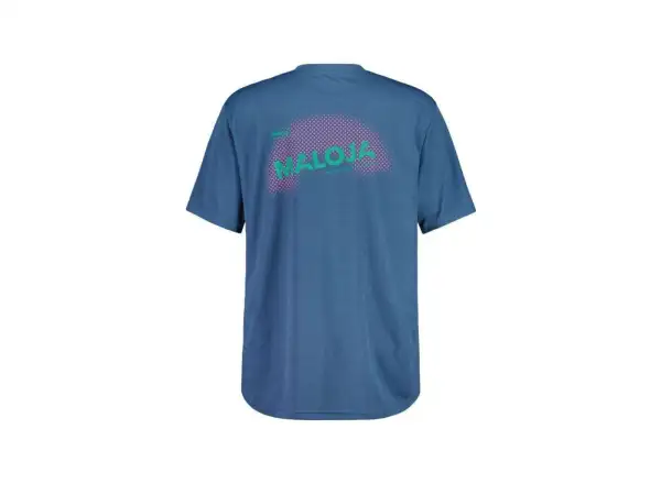 Maloja StaubachM. Herren-Trikot Kurzarm Dusty Blue
