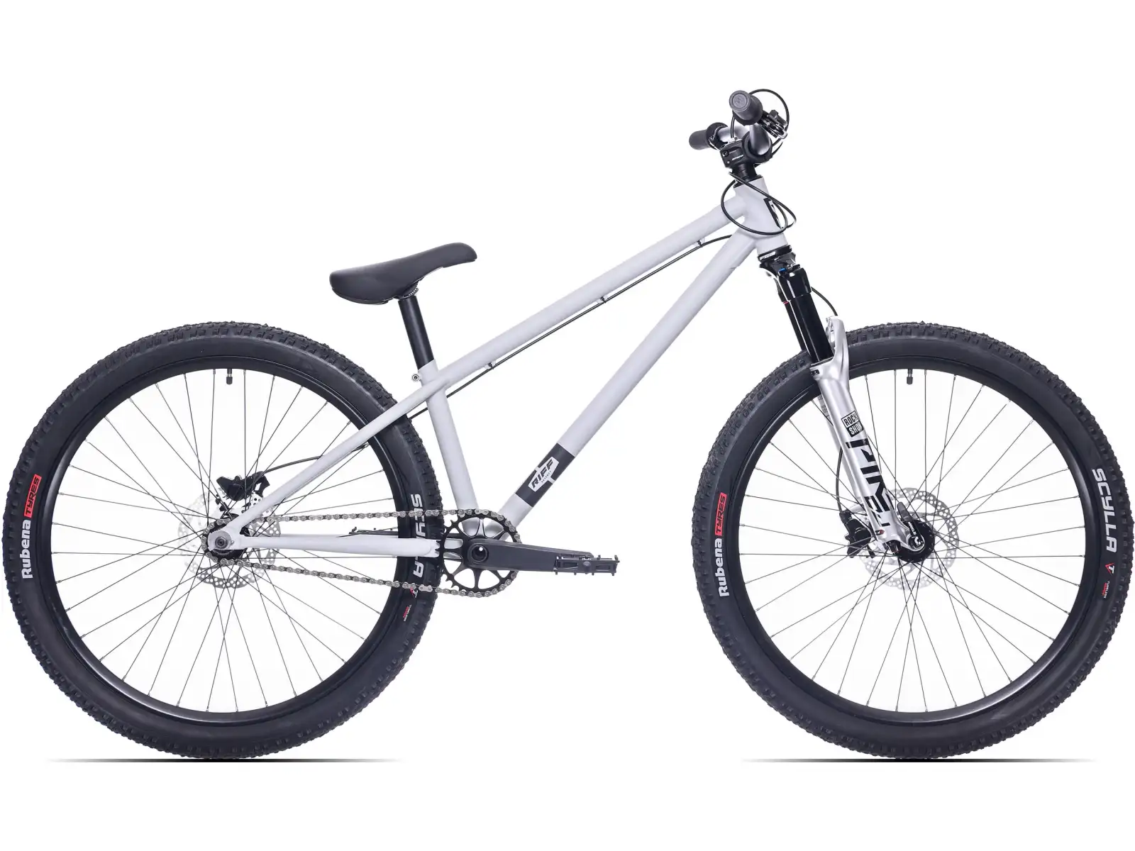 Rock Machine Riff 70s Schmutz Fahrrad Matte Grau