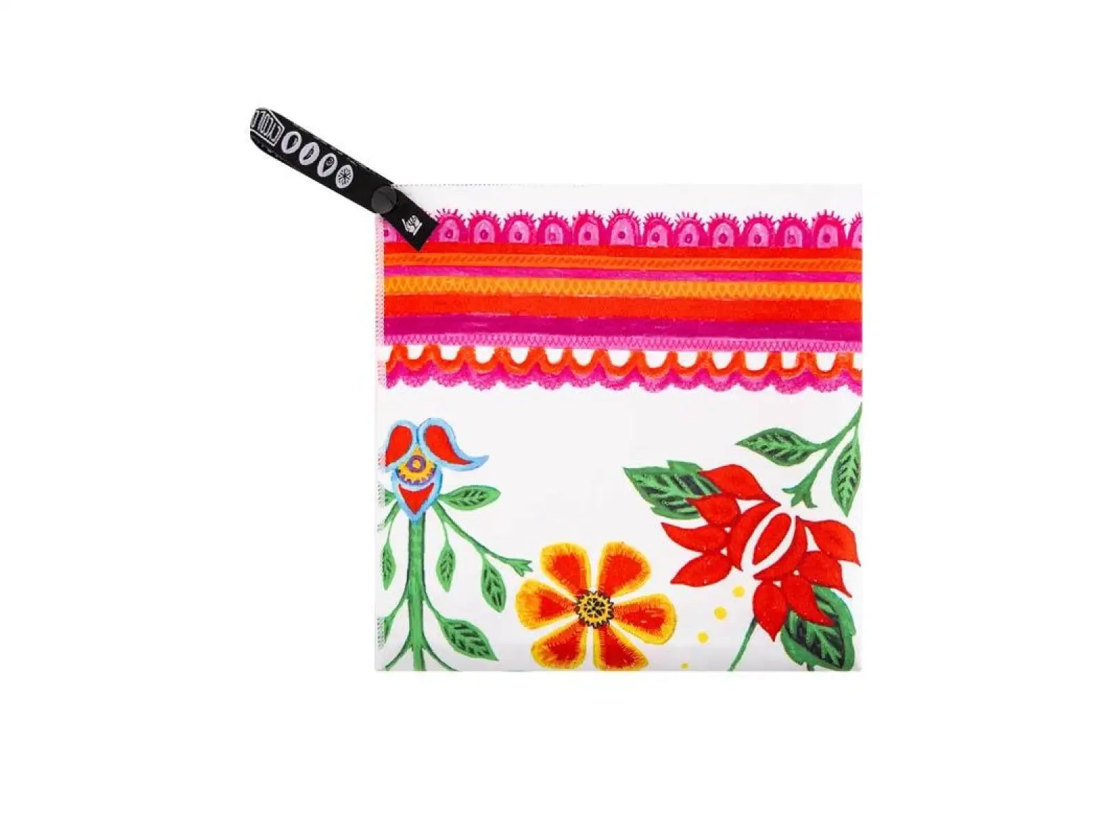 Cycology White Frida Handtuch mit weißem Muster