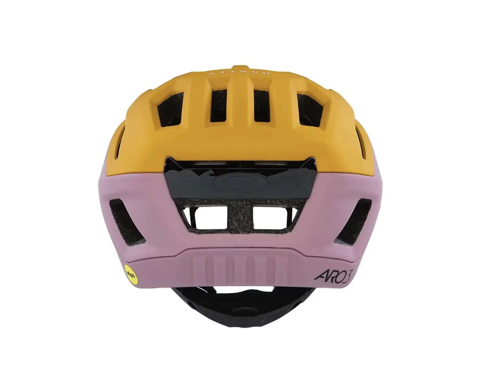 Oakley ARO3 Endurance Rennradhelm Mustard Hazy Geo Gradient Mist