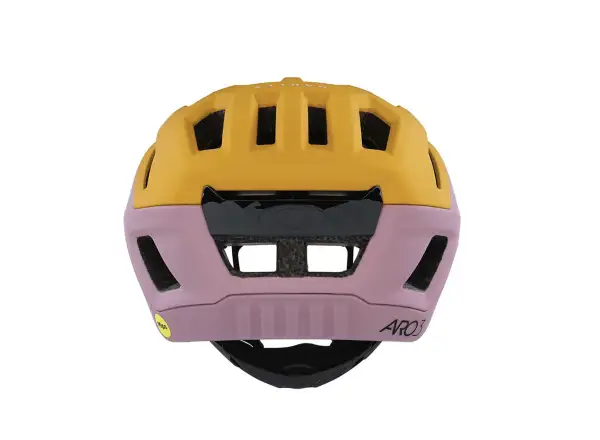 Oakley ARO3 Endurance Rennradhelm Mustard Hazy Geo Gradient Mist