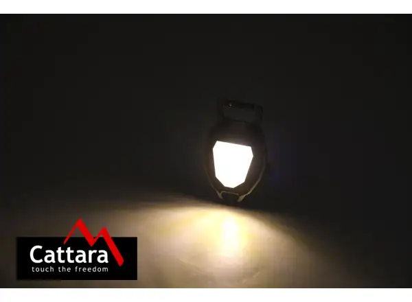 Cattara Taschenlampe COB 560 lm mit Multi-Emblem und Feuerzeug