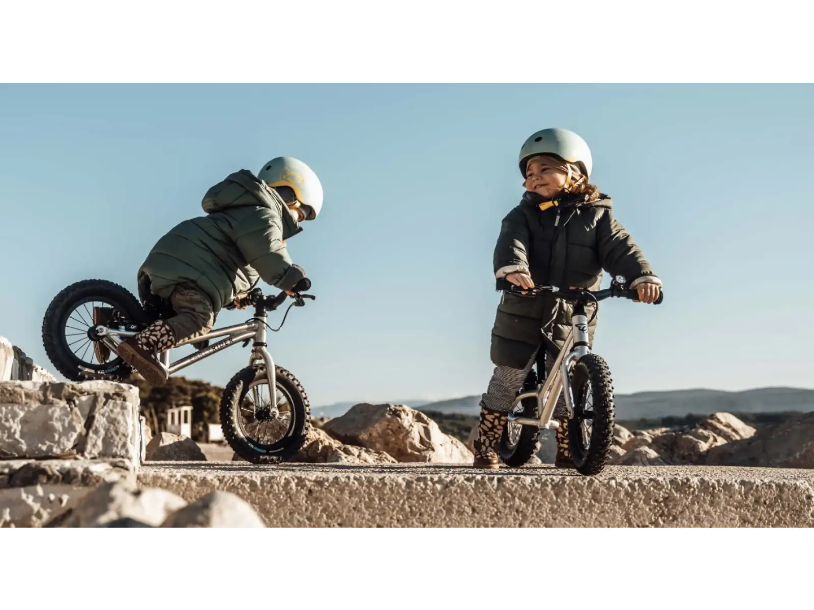 Early Rider Big Foot 12 Kinderlaufrad Brushed Aluminium