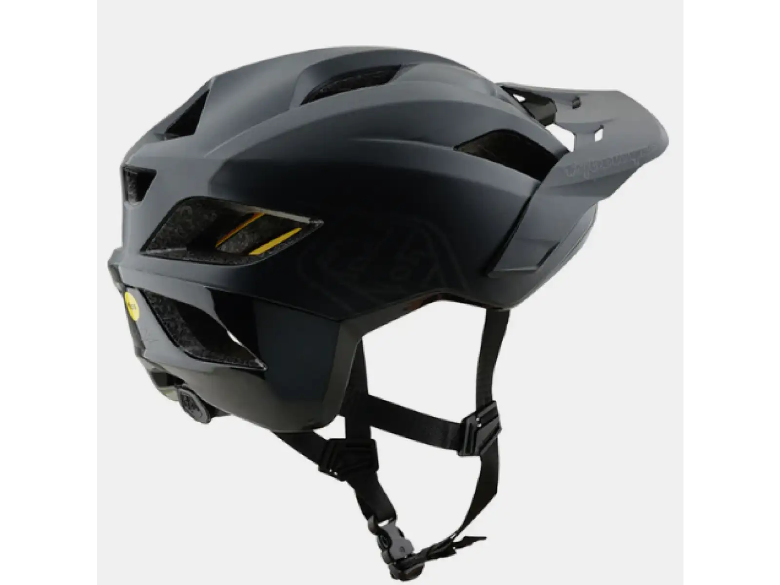 Troy Lee Designs Flowline Point Kinderhelm Black/Charcoal