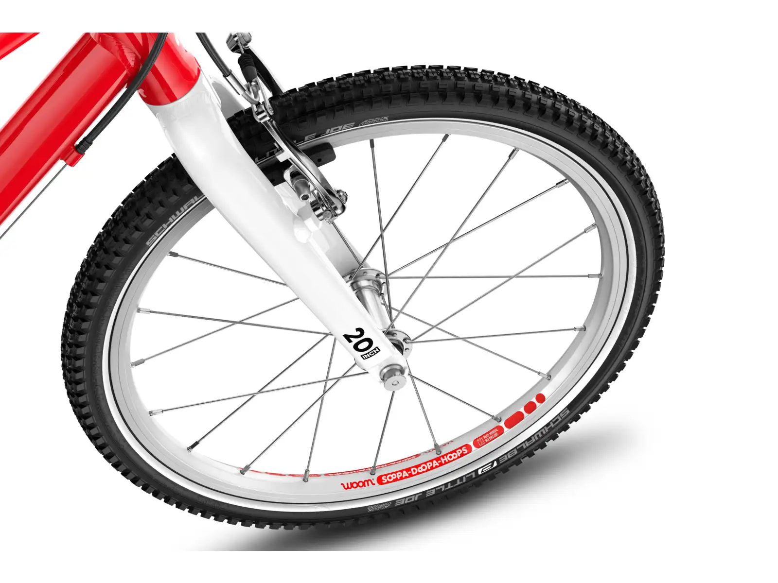 Woom GO 4 Red 20 Kinderfahrrad