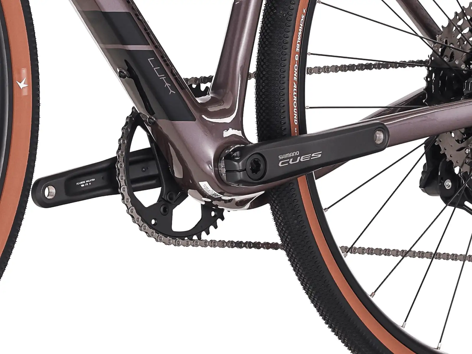 Rock Machine Lukk Cr 30 Gravel Rad Gloss Purple Garnet