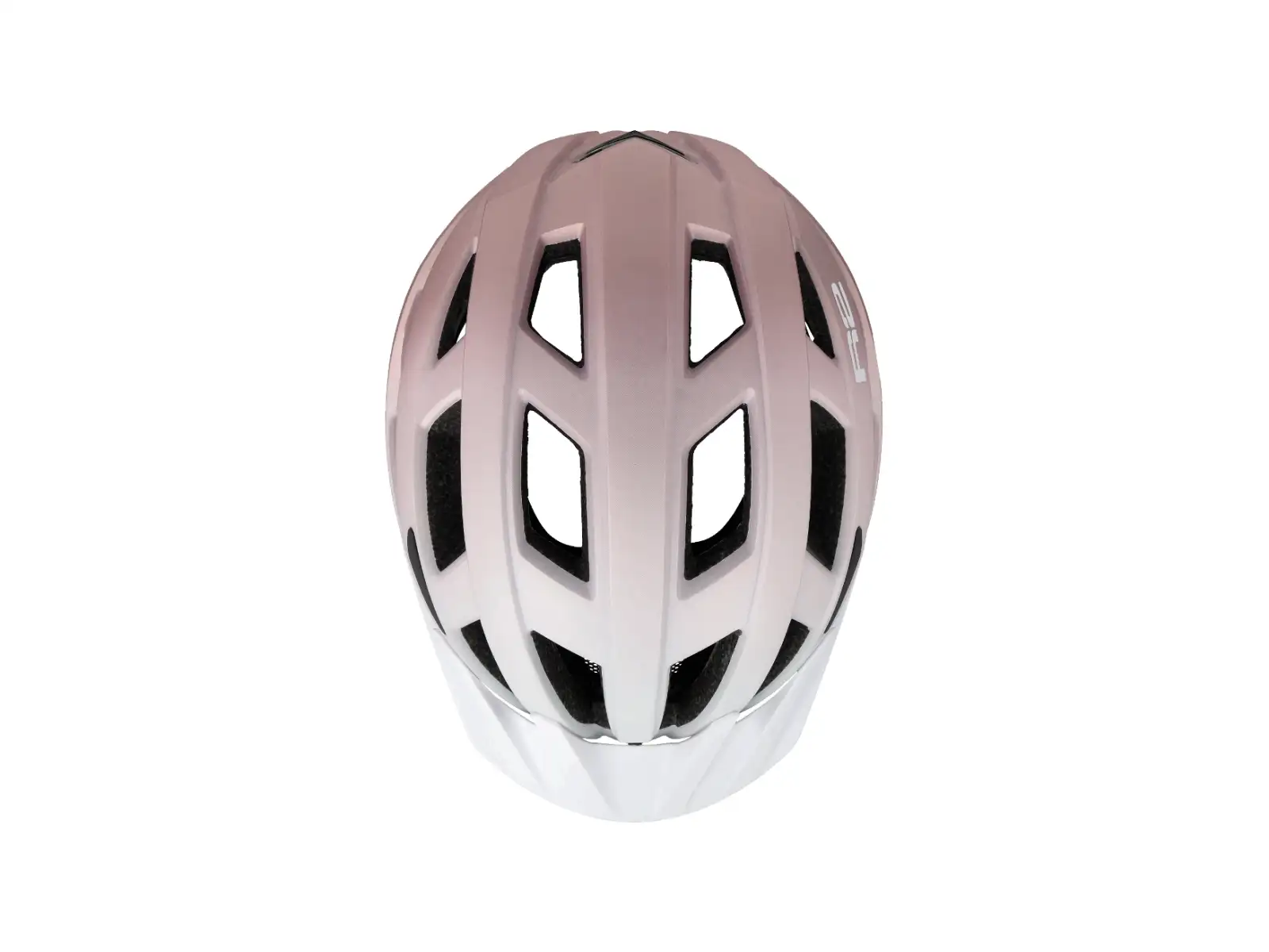R2 Lumen Fahrradhelm weiß/puderrosa