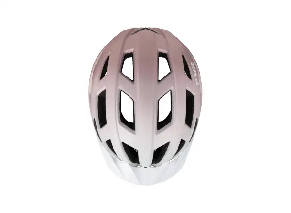 R2 Lumen Fahrradhelm weiß/puderrosa