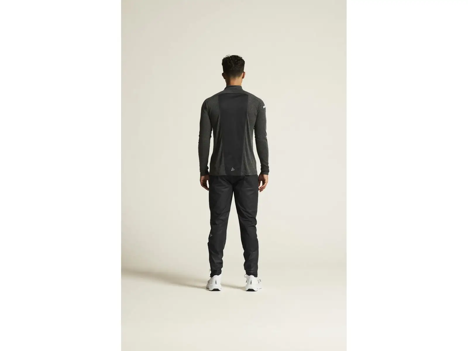 Craft ADV SubZ Wool Herrenlaufshirt Langarm schwarz