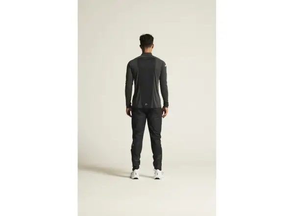 Craft ADV SubZ Wool Herrenlaufshirt Langarm schwarz