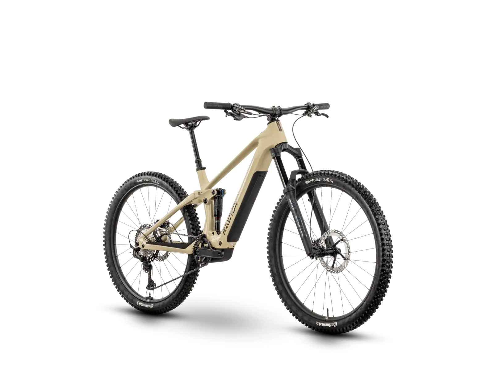 Raymon Airok Pro vollgefedertes E-Bike Popcorn Stealth/Caramel