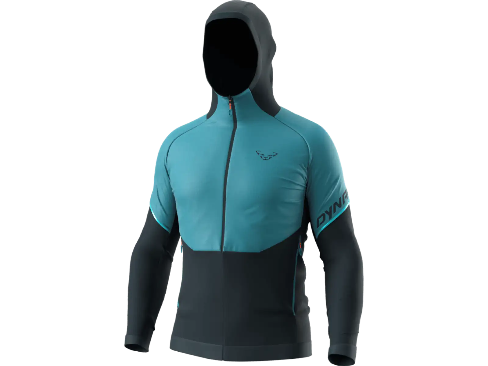 Dynafit Alpine Hybrid Skijacke für Männer in Storm Blue.