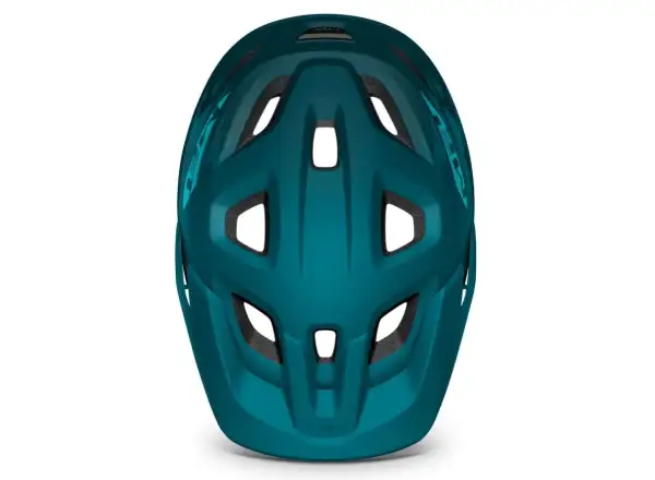MET Echo Helm Petrol Blau Matt
