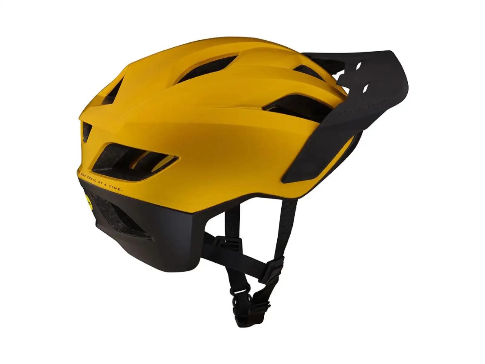 Troy Lee Designs Flowline MIPS Helm Orbit Gold/Black.