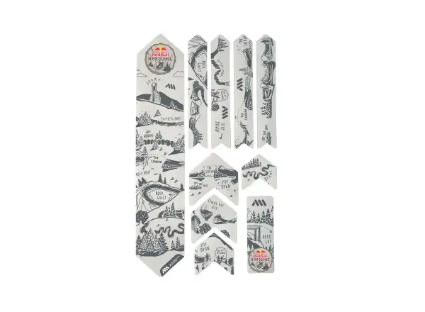 AMS Frame Guard Extra Rahmen-Schutzaufkleber RedBull / Hardline / Dark Grey