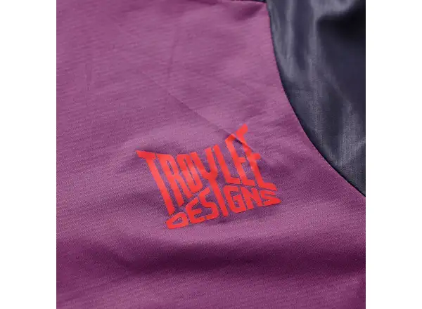 Troy Lee Designs Skyline Pro Herrentrikot kurzer Ärmel Fangs Sangria
