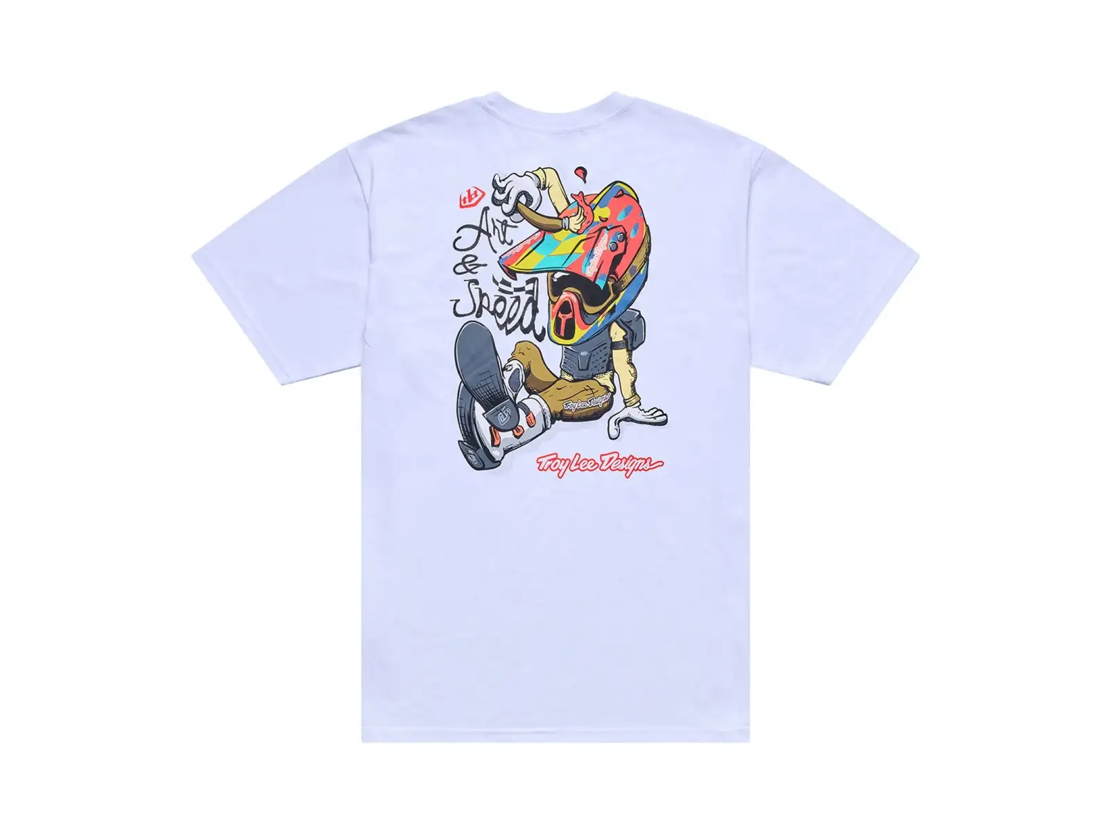 Troy Lee Designs Heritage Herren T-Shirt kurzer Ärmel White