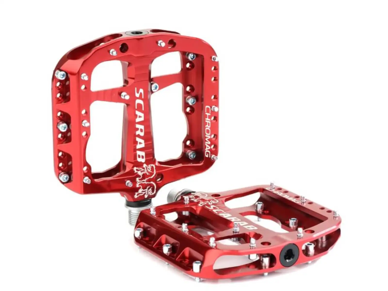 Chromag Scarab Plattformpedale Rot