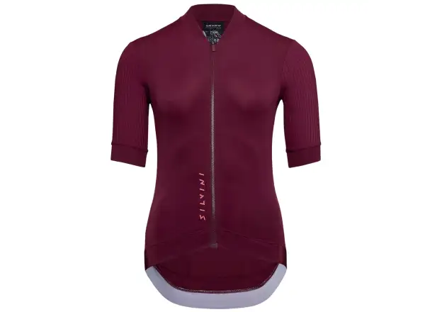 Silvini Trafoia Damen-Trikot Kurzarm Merlot