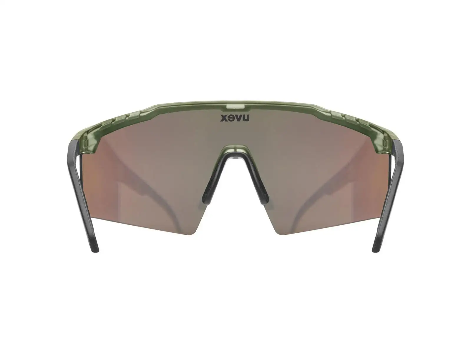 Uvex Flowline Sonnenbrille Olive Matt/Mirror Gold