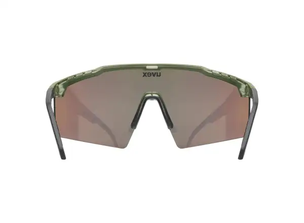 Uvex Flowline Sonnenbrille Olive Matt/Mirror Gold