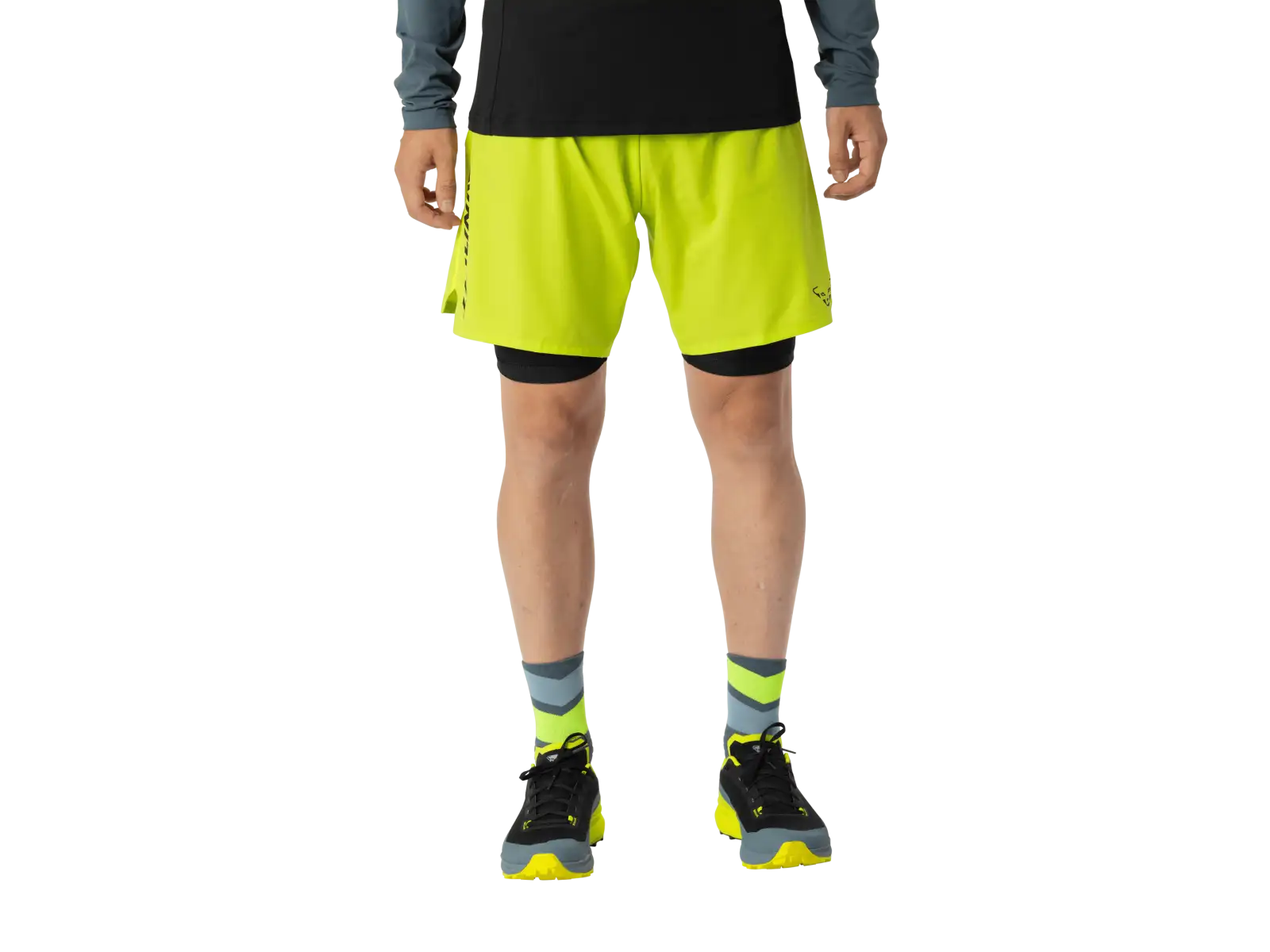 Dynafit Alpine Pro 2in1 Herren-Laufshorts Ultra Yellow