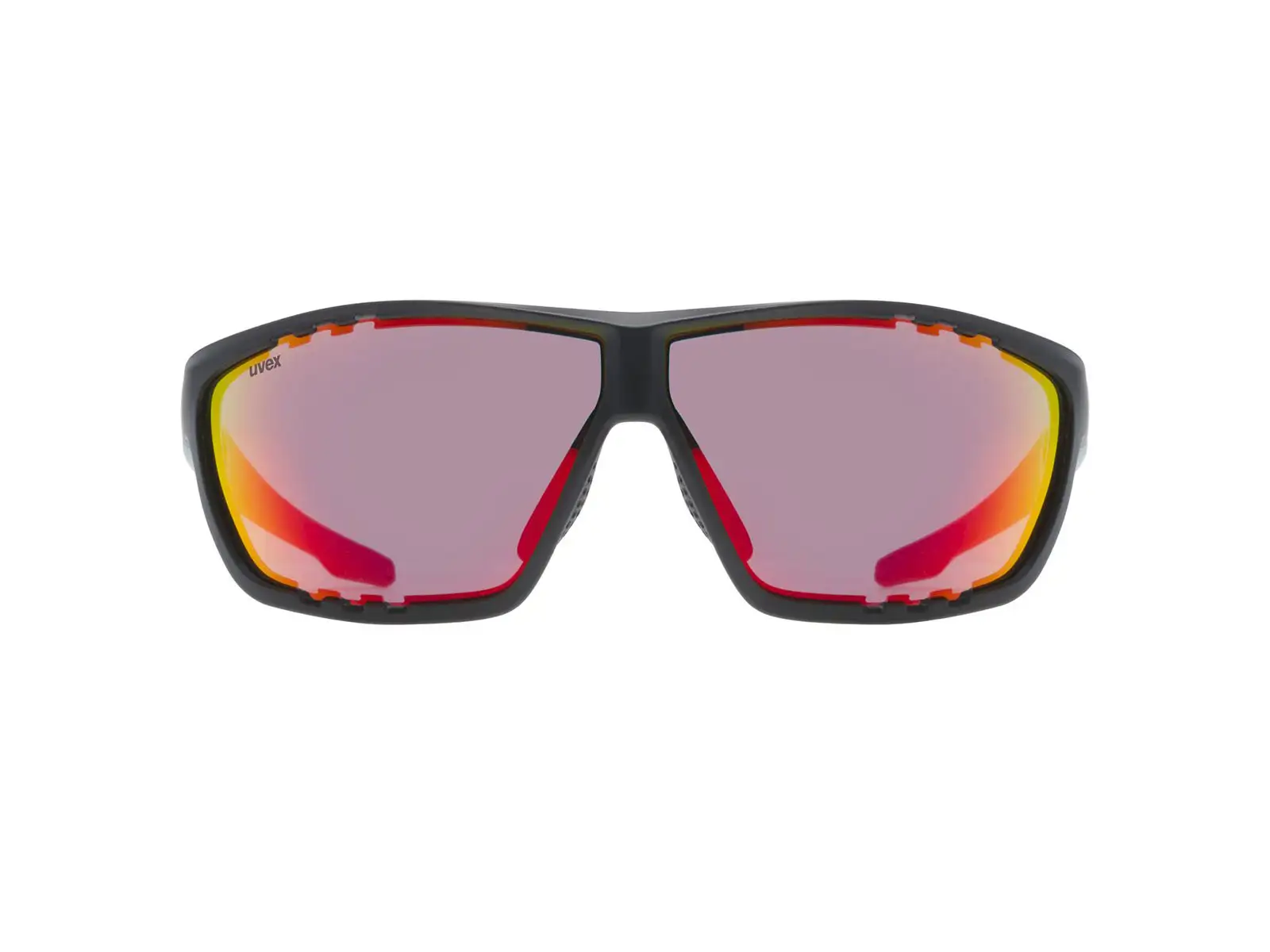 Uvex Sportstyle 706 Brille Black Moss Mat/Mirror Red