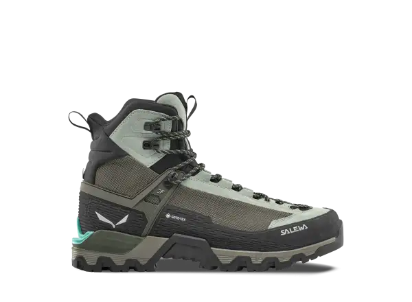Salewa Mountain Trainer 3 Tech Mid GTX Damen Wanderstiefel Shadow/Faded Green