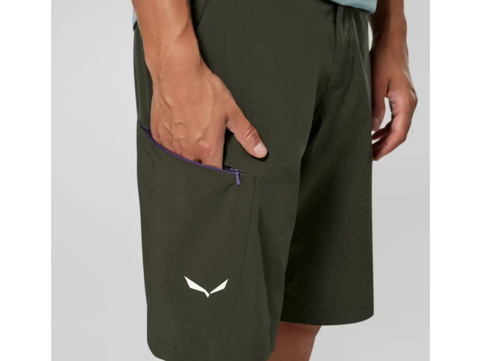 Salewa Pedroc 4 Durastrech Cargo Herren Shorts Dark Olive