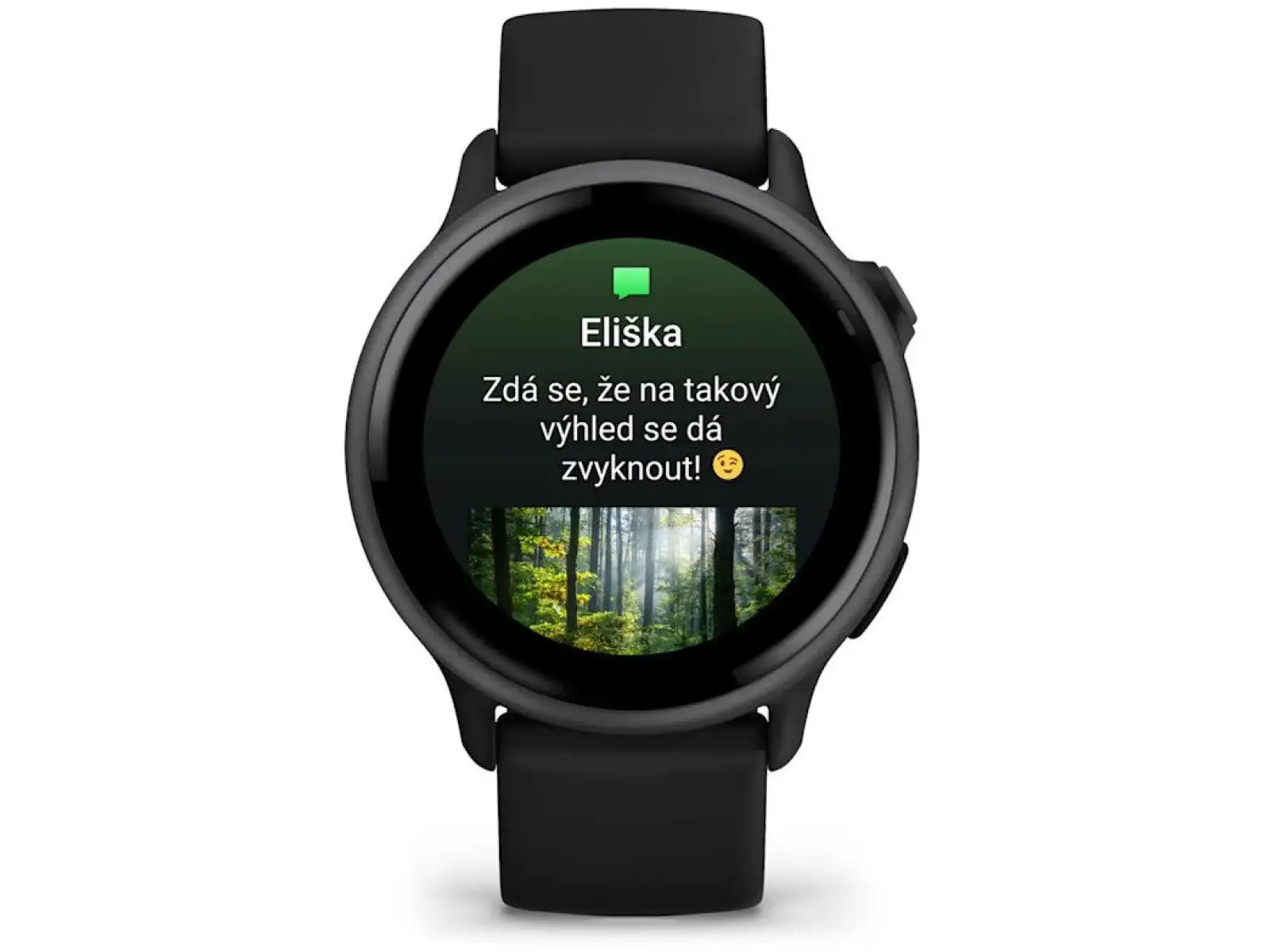 Garmin vívoactive 6 Smartwatch Slate Silikonarmband schwarz