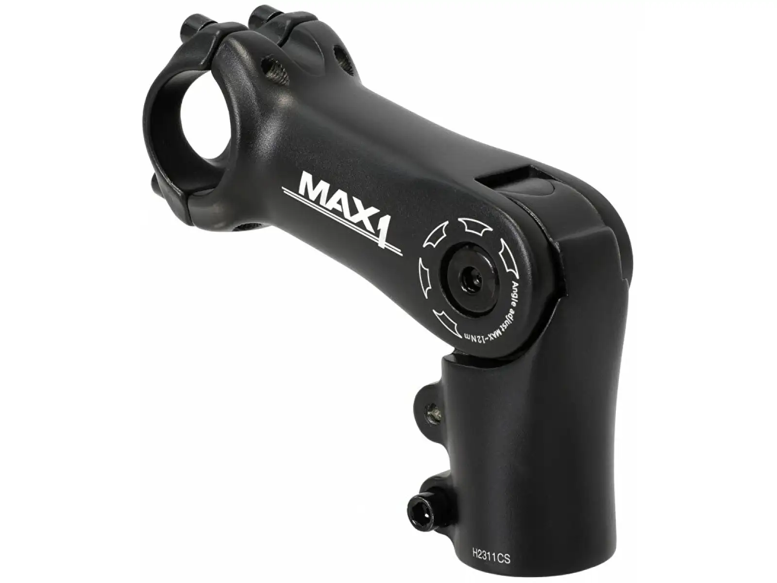 MAX1 verstellbarer Vorbau 90°/31,8 mm schwarz