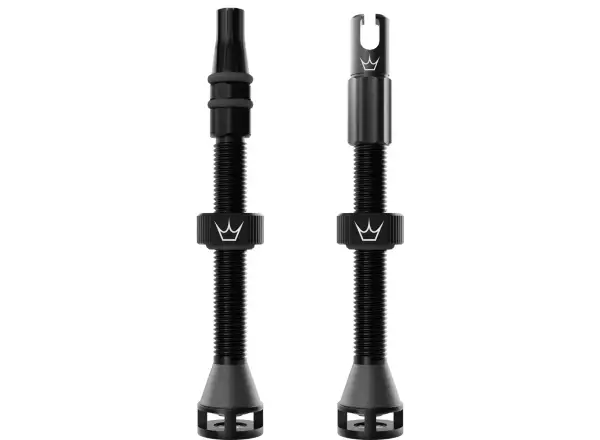 Peatys Holeshot Fast Flow Tubeless-Ventile 60 mm Black