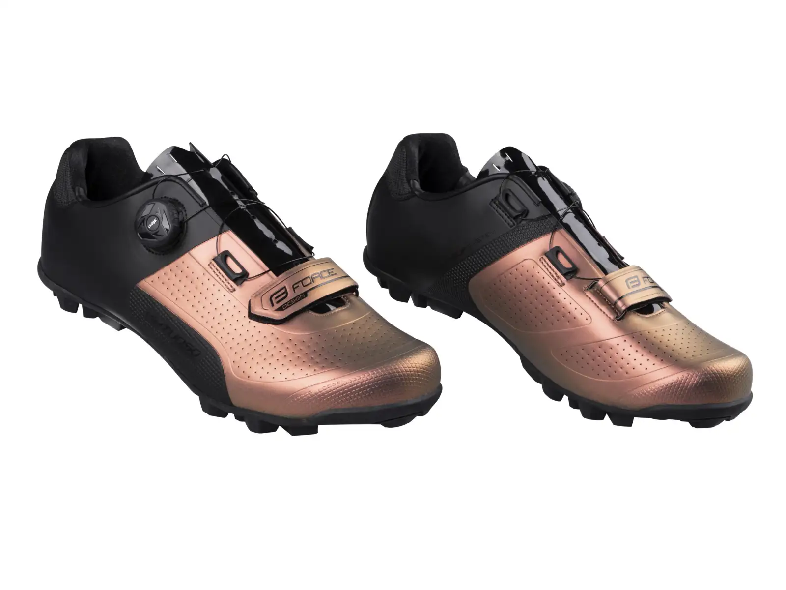 Force Virtuoso Gravel Herren-Fahrradschuhe schwarz/bronze