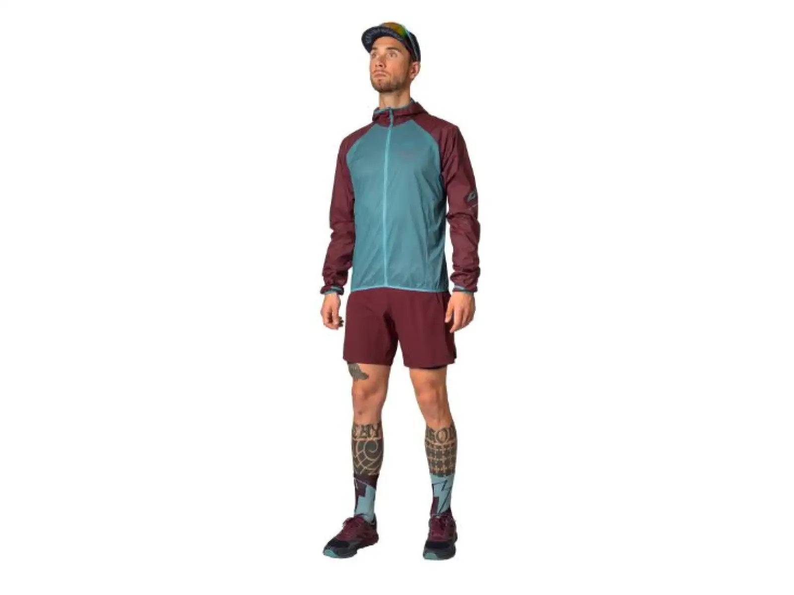 Dynafit Alpine Wind 2 Herrenjacke Burgundy
