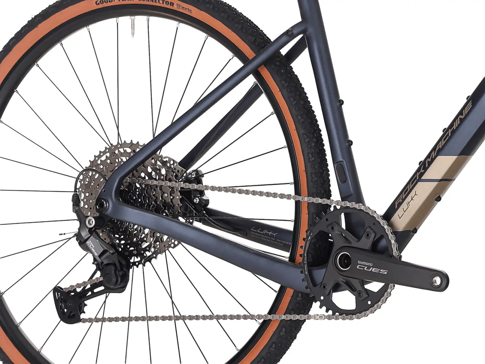 Rock Machine Lukk Cr 30 Gravelbike Matte Deep Ocean Blue