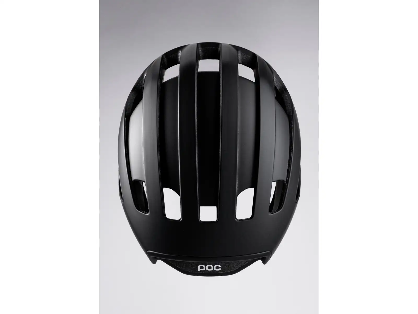 POC Cytal Rennradhelm Hydrogen White/Uranium Black Matt/Logo